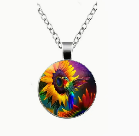 Hummingbird Design Necklace