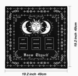 Know Thyself Tarot Spread Cloth