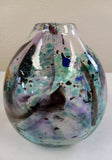 Handcrafted  Multi Colored Glass Vase