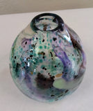 Handcrafted  Multi Colored Glass Vase