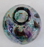 Handcrafted  Multi Colored Glass Vase